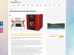 Win a BIBO Water Bar Filtered Water Dispenser!