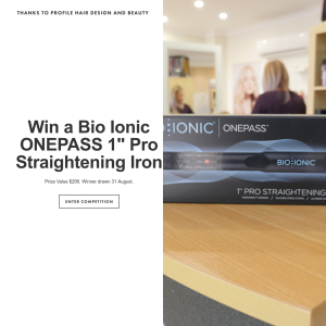 Win a Bio Ionic ONEPASS 1
