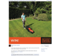 Win a Black & Decker lawn mower valued at $199!
