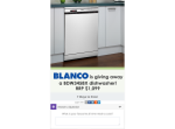 Win a Blanco dishwasher valued at $1,099!
