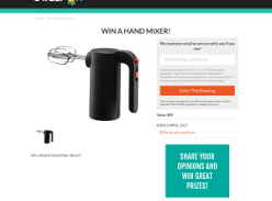 Win a Bodum Hand Mixer, valued at $89!