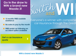 Win a brand new Mazda 3 Neo!