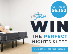 Win a Brand New Sophie Adjustable Bed