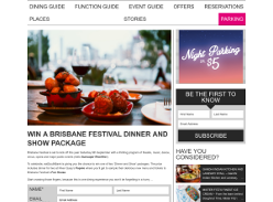 Win a Brisbane Festival show & dinner package