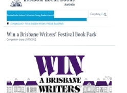 Win a Brisbane Writers' Festival Book Pack