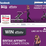Win a Britax Affinity stroller in Cool Berry and a $100 The Iconic voucher