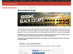 Win a Broome beach escape!