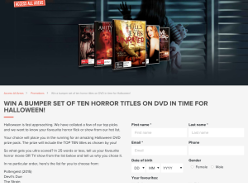Win a bumper set of 10 horror titles on DVD!