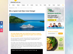 Win a 'Captain Cook' Fijian Cruise Package!