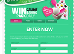 Win a Chalet baking pack daily!