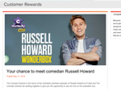Win a chance to meet comedian Russell Howard