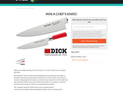 Win a chef's knife!