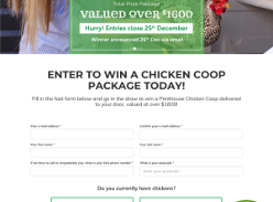 Win a Chicken Coop Package