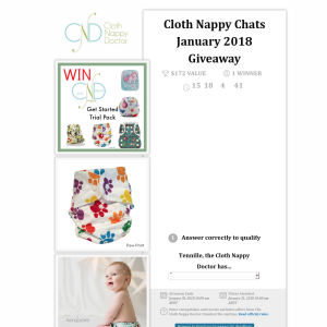 Win A Cloth Nappy Doctor Trial Pack