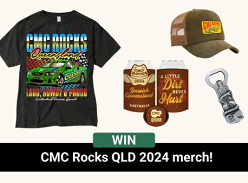 Win a CMC Rocks QLD Merch Pack