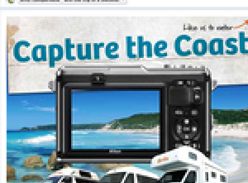 Win a coastal self-drive experience for 2 & a Nikon AW1 camera valued at $5,000!