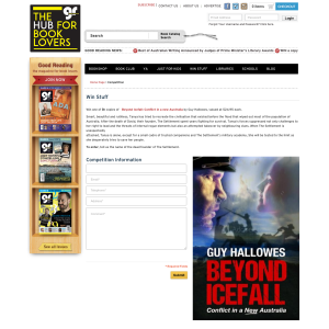Win a copy of Beyond Icefall: Conflict in a new Australia by Guy Hallowes