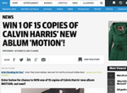 Win a copy of Calvin Harris' new album 