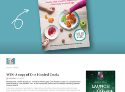 Win a copy of 'One Handed Cooks'!