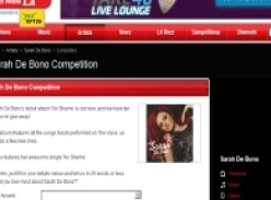 Win A Copy Of Sarah De Bono's New Album 'No Shame'