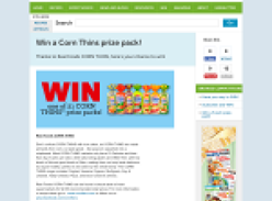 Win a Corn Thins prize pack!