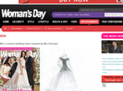 Win a couture wedding dress inspired by Mrs Clooney!
