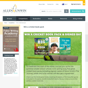 Win A Cricket Book Pack