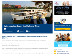 Win a cruise down the Mekong River! (RACQ Members - QLD Residents ONLY)