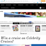 Win a cruise on Celebrity Cruises!