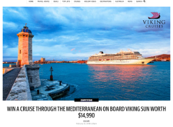 Win a cruise through the Mediterranean on board viking sun