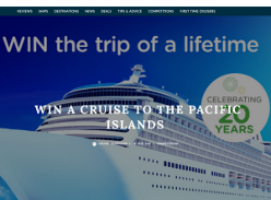 Win a Cruise to the Pacific Islands