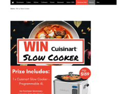 Win a Cuisinart Slow Cooker