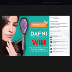 Win a Dafni hair straightener for you & a friend!