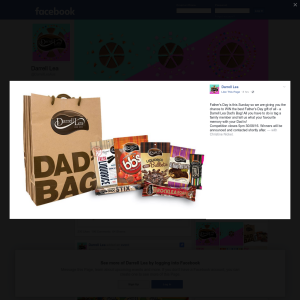 Win a 'Darrell Lea' dad's bag!