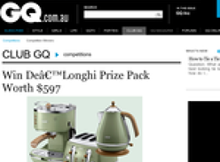 Win a De Longhi prize pack!