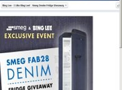 Win a denim SMEG fridge!