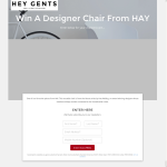 Win a designer chair from 'HAY'!