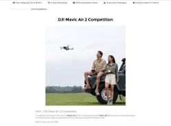 Win a DJI Mavic Air 2 drone!