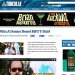 Win A Donny Benet MP3 T-Shirt