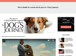 Win a Double in-Season Movie Pass to A Dog’s Journey
