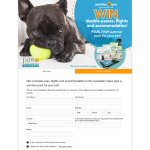 Win a double pass, flights & accommodation to the Australian Open plus a summer pack for your pet!