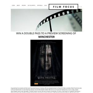 Win a double pass to a preview screening of Winchester