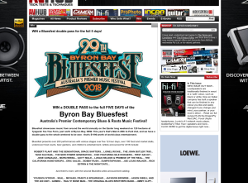Win a double pass to Byron Bay Bluesfest