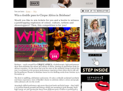 Win a double pass to Cirque Africa in Brisbane