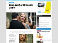 Win a double pass to see Carol