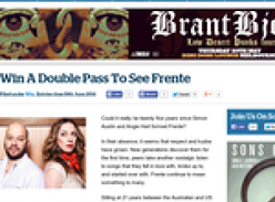 Win A Double Pass To See Frente