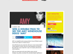 Win a Double Pass to see The Amy Winehouse Docu 
