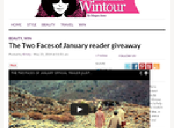 Win a double pass to see the Two faces of January in cinemas, the novel The Two Faces of January by Patricia Highsmith and a bottle of Bulgari Omnia Indian Garnet Fragrance 