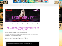 Win a Double Pass to Terrorbyte at Dracula's