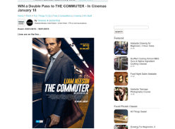 Win a Double Pass to The Commuter